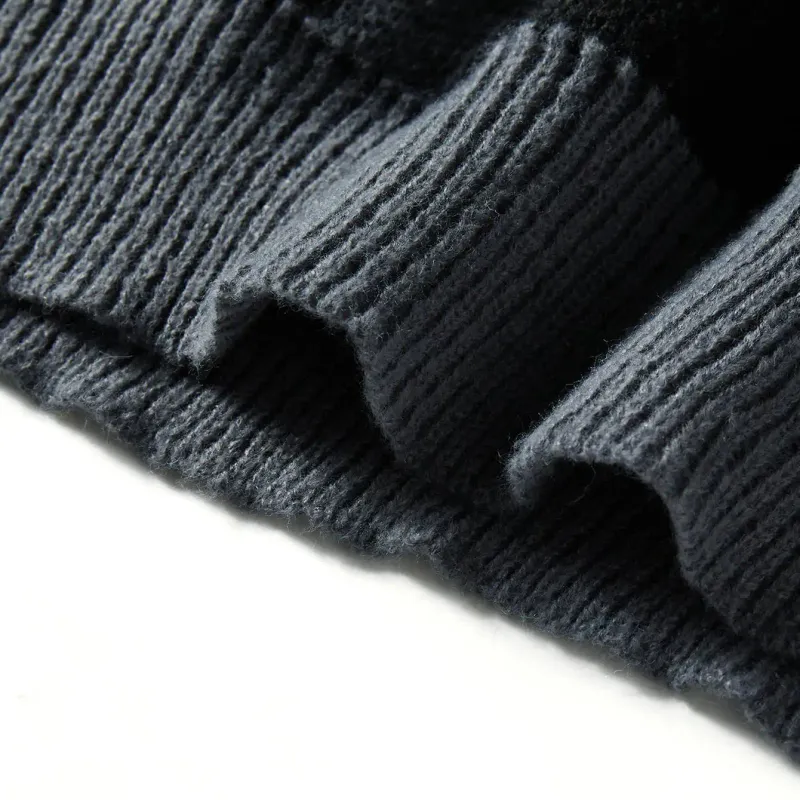 Men's Jacquard Round Neck Pullover Sweater 5