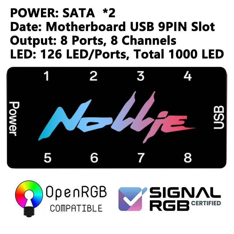 Nollie ARGB Controller Hub 5V 3PIN 5