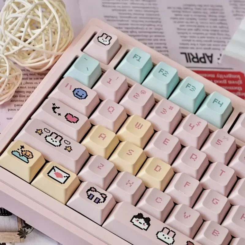 Cartoon Cherry Keycap Set (132 Keys) 4