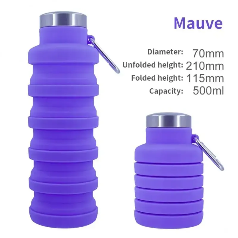 Collapsible Silicone Water Bottle 5