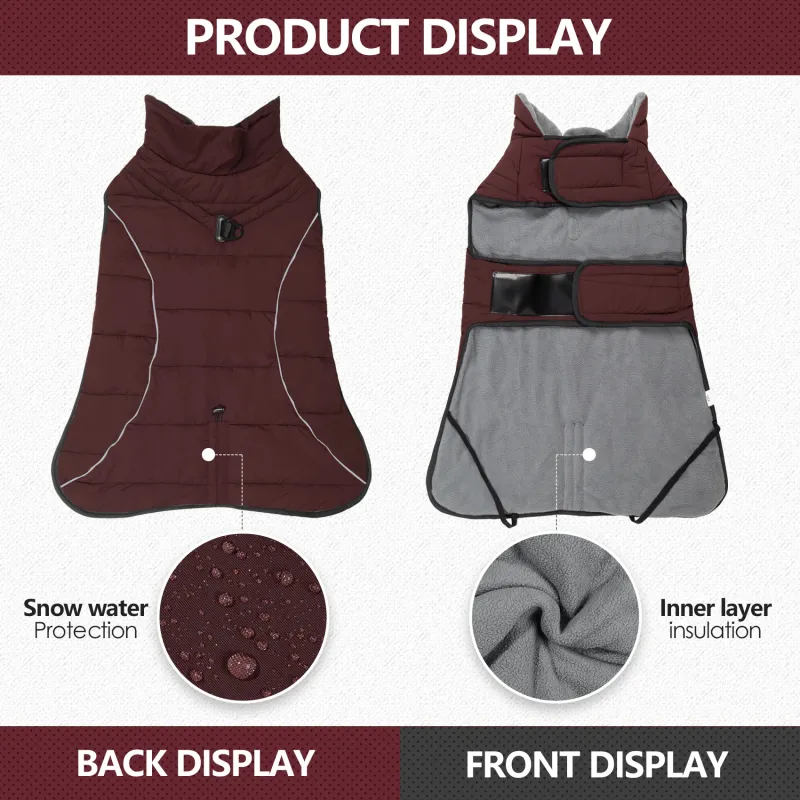 Waterproof Reflective Dog Winter Jacket 6
