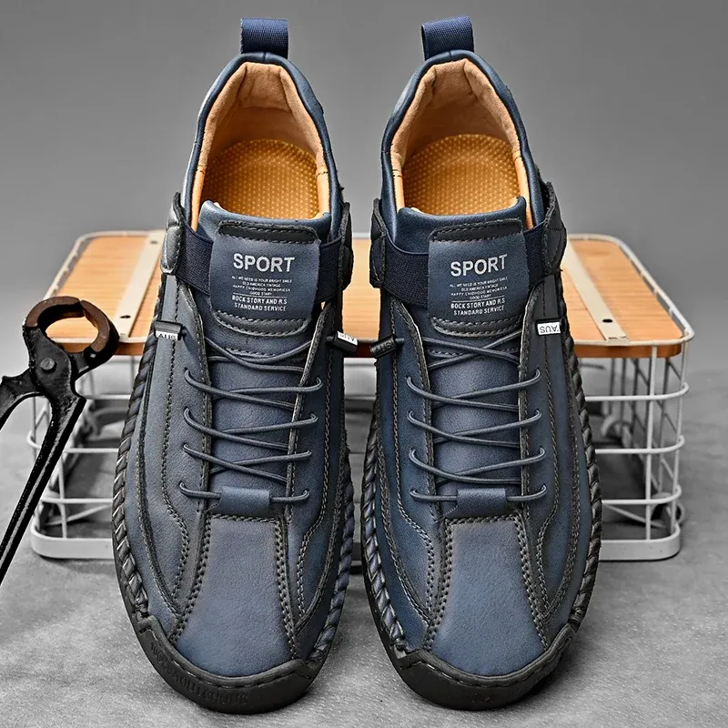 Handmade Leather Slip-On Loafers 2