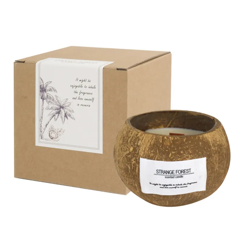 Coconut Shell Aromatherapy Candle 3