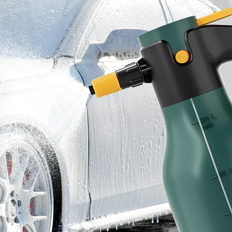 Electric Foam Spray Bottle Car Wash Cannon 4