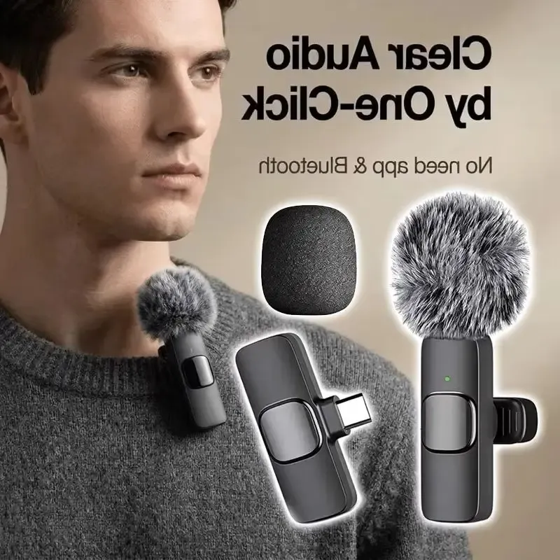 Wireless Mini Lavalier Microphone 2