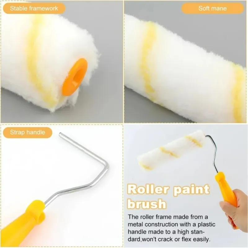 11pcs Mini Paint Roller Kit 4