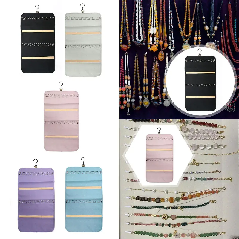 Foldable Jewelry Organizer Roll 4