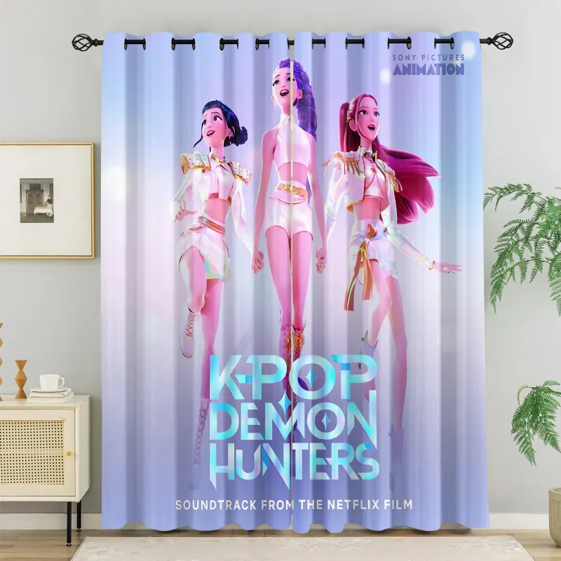 K-Pop Demon Hunters Blackout Curtains 2