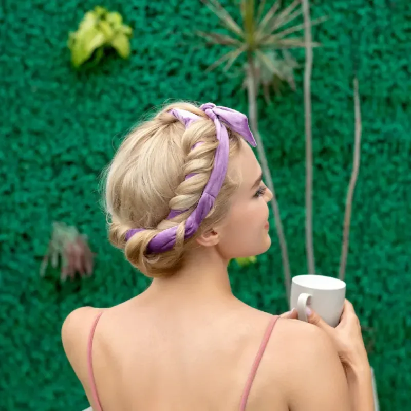 Heatless Curling Rod Headband 4
