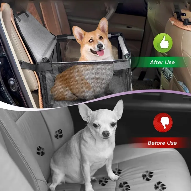 Foldable Pet Car Seat Cover Hammock 5