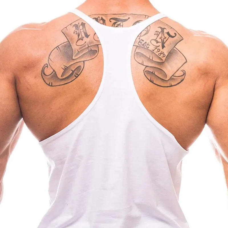 Men's Gym Muscle Tank Top Y-Back 3