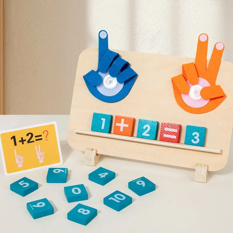 Wooden Math Finger Counting Toy 2