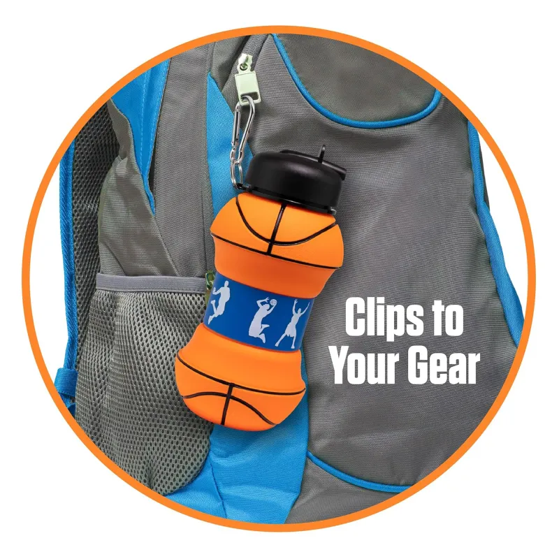 Collapsible Water Bottle with Straw 6