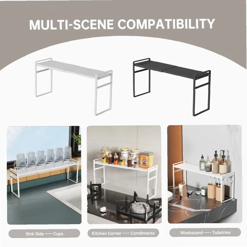 Double Layer Windowsill Spice Rack 6