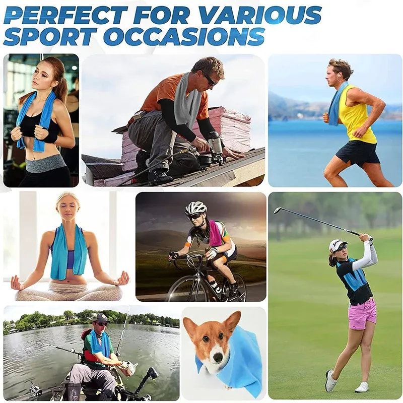 10pcs Sport Cooling Towel Set 6