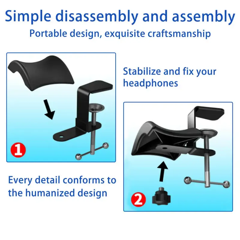 Adjustable Gaming Headphone Stand 6