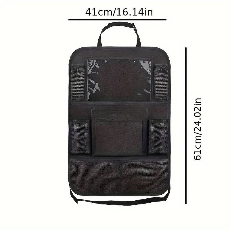 Car Back Seat Organizer with Mesh Pockets 3