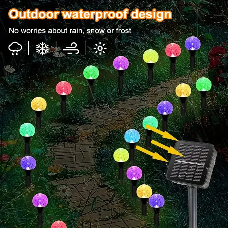 Solar Bubble Ball String Lights 4