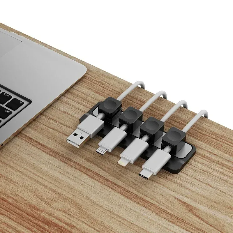 Magnetic Cable Clips & Cord Holder 2