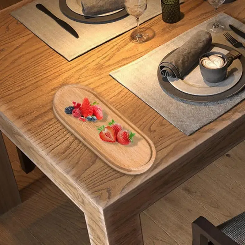 Bamboo Multi-Use Bathroom Tray 6
