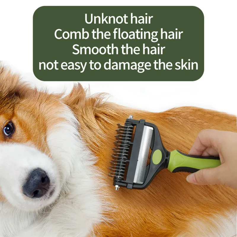 3-in-1 Pet Deshedding Brush & Comb 5