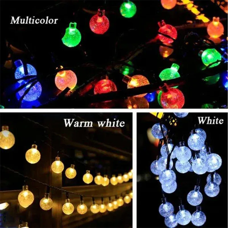 Solar Crystal Fairy String Lights 2