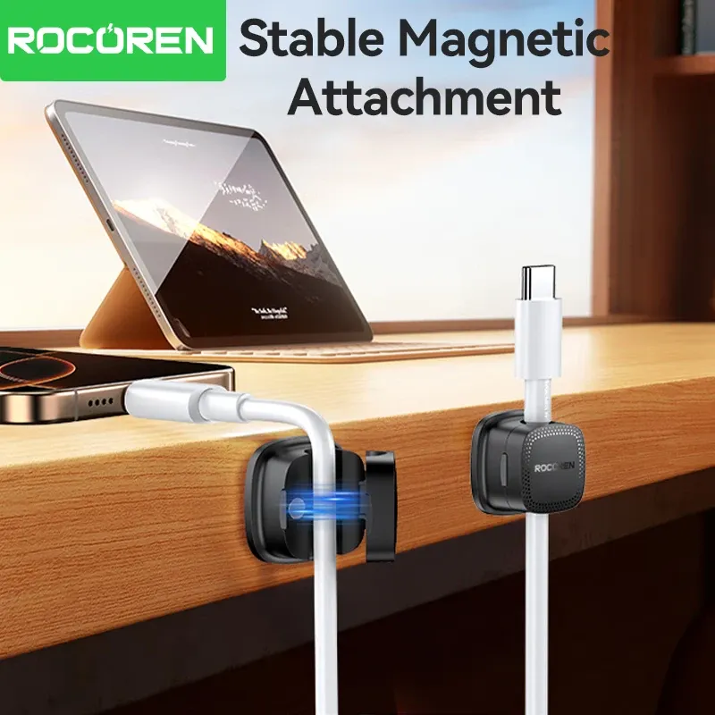 Rocoren Magnetic Cable Organizer 6PCS 3
