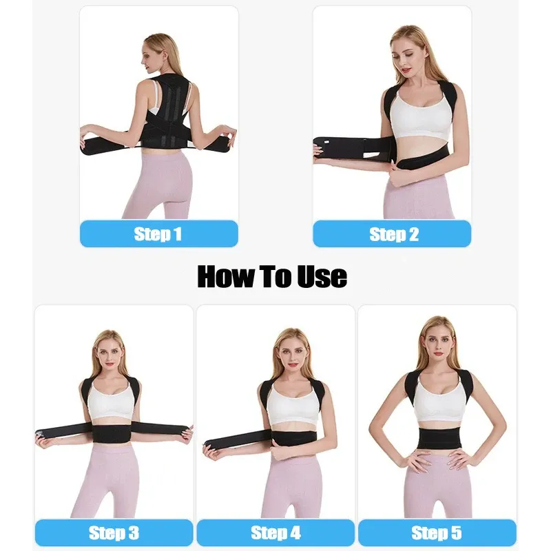 Adjustable Back Posture Corrector Belt 3