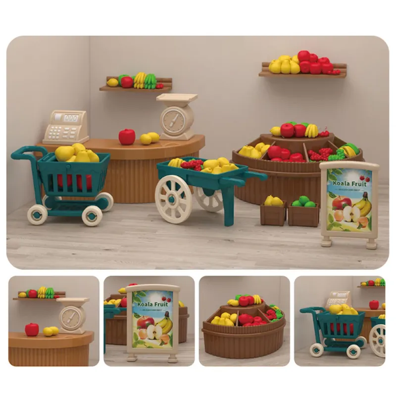 Forest Animal Dollhouse Furniture Set 3