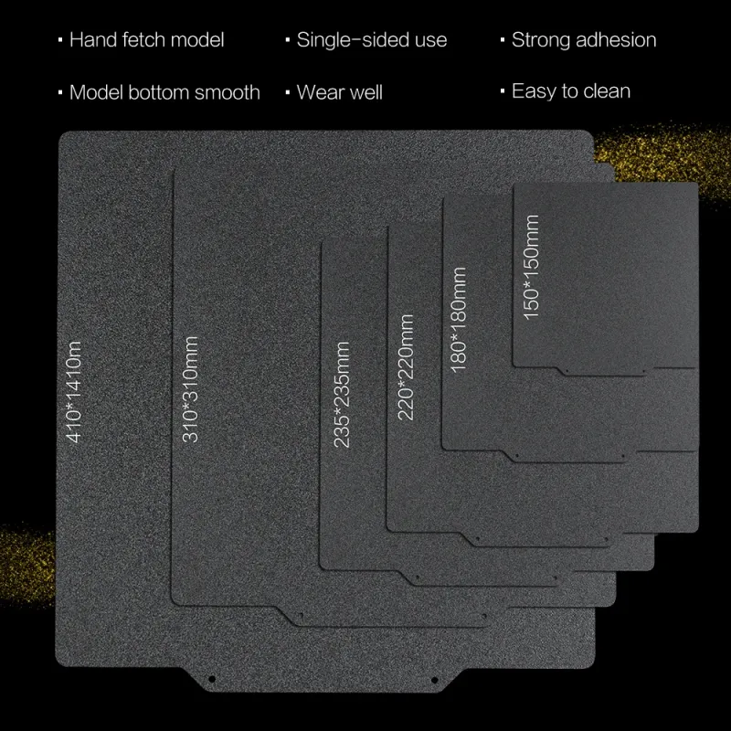 3DSWAY Textured PEI Spring Steel Build Plate 2