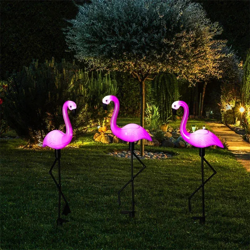 Flamingo Solar LED Garden Stake Light 2
