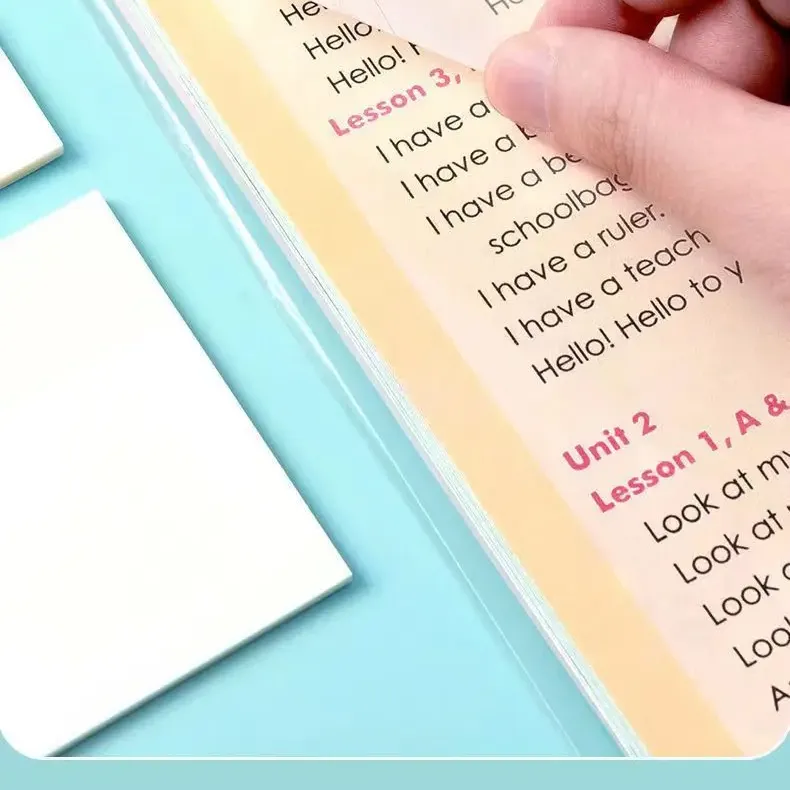 Transparent Waterproof Sticky Memo Pad (50 Sheets) 6