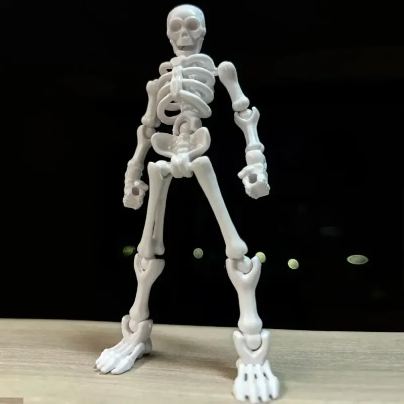 Posable Mini Skeleton Figurines for Halloween 1
