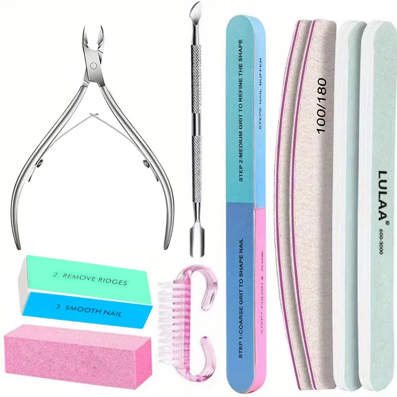 10Pcs Professional Nail Art Care Kit 1