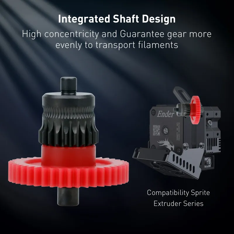 DLC Coated Extruder Gear for Creality Printers 4