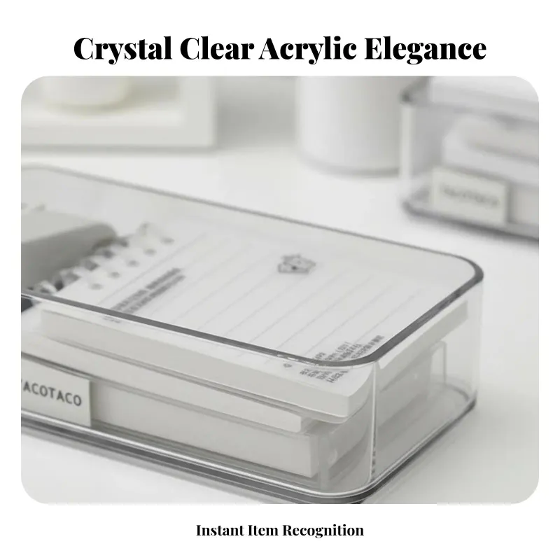 Stackable Transparent Organizer Set 2