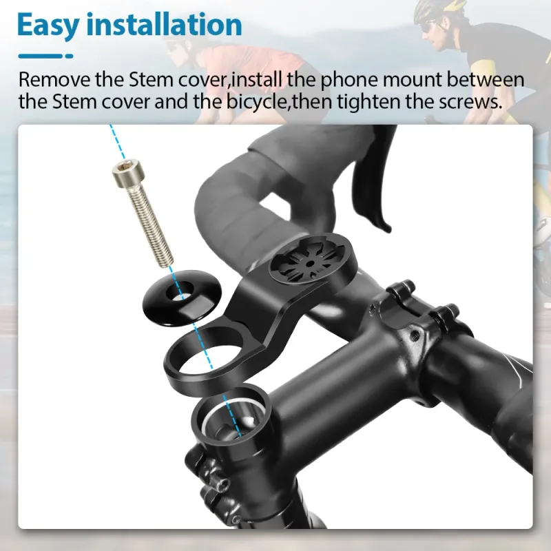 Bicycle Phone Holder Handlebar Mount 6