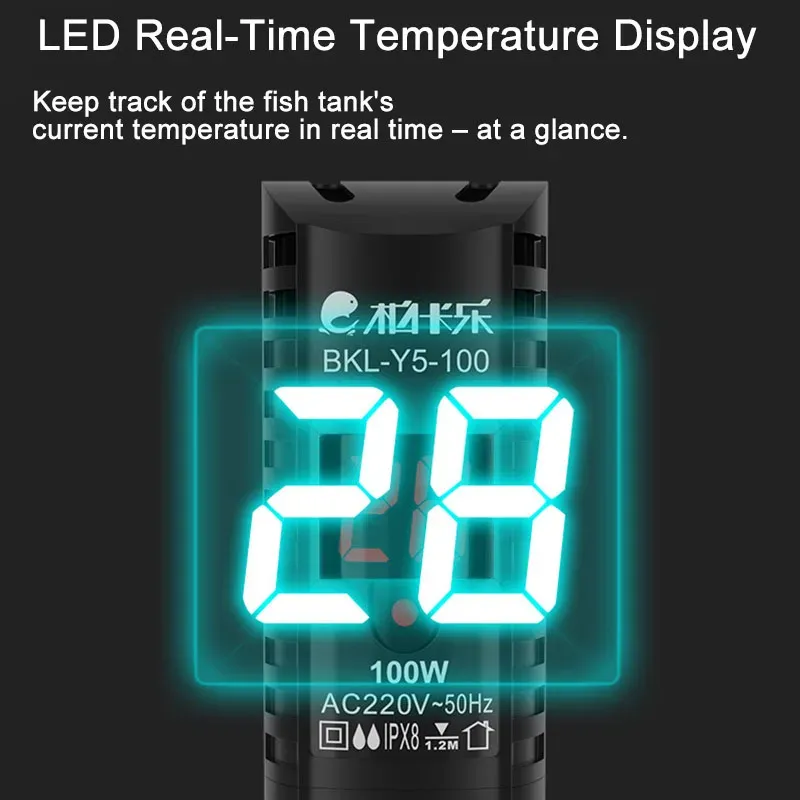 Digital LCD Aquarium Heater 220V 5