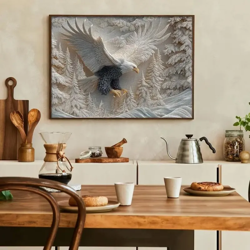 3D Carved Eagle Puzzle 1000pc 3