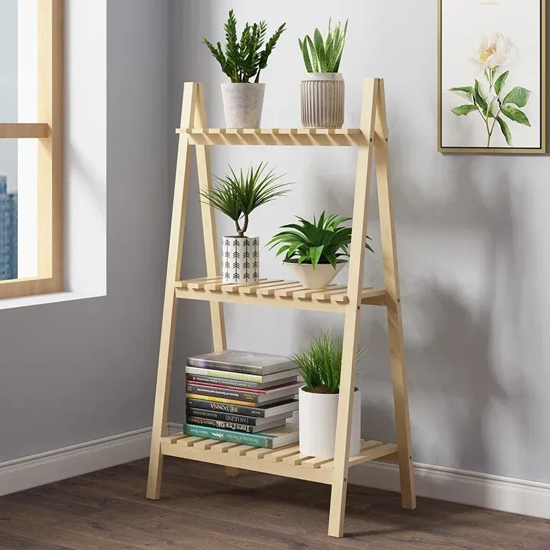 3-Tier Wood Plant Stand 3