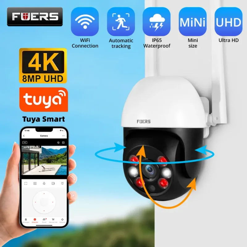 Fuers 8MP 4K Outdoor Security Camera 1