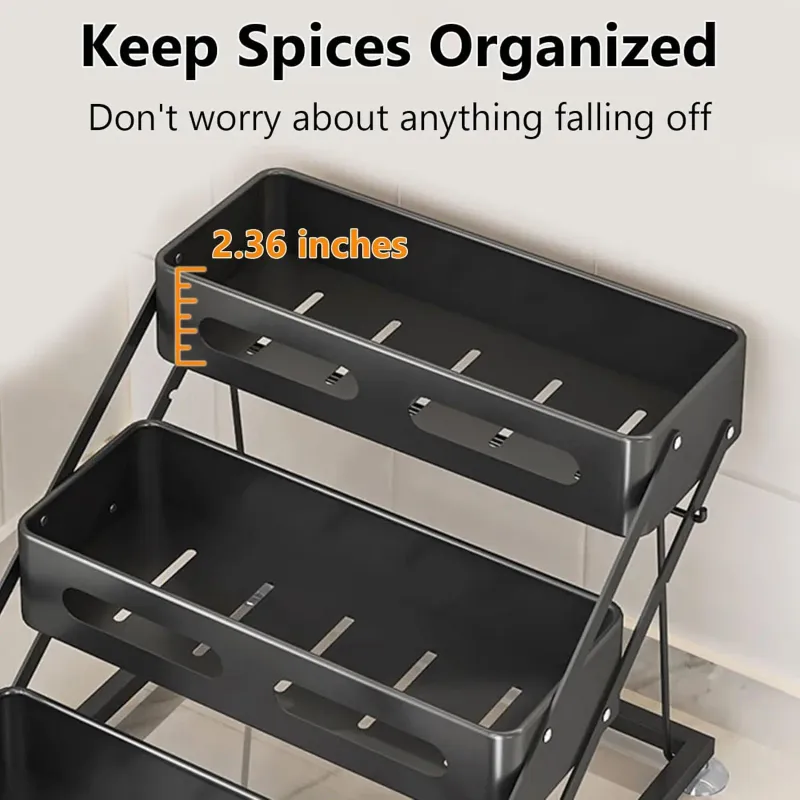 3-Tier Foldable Spice Rack 6