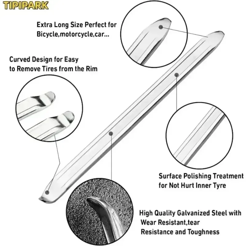 Tire Repair Tool Set with Steel Irons 3