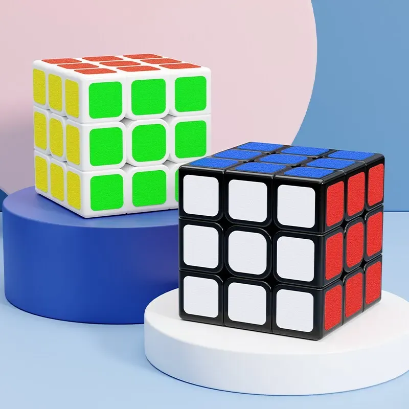 SENGSO 3x3 Frosted Sticker Magic Cube 4