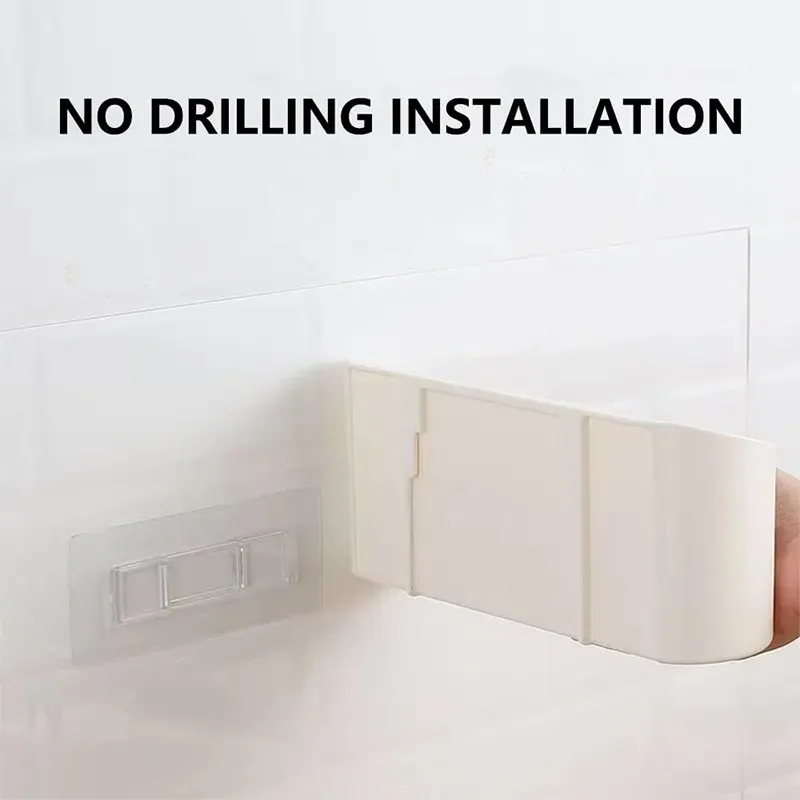 Adhesive Wall-Mounted Storage Rack Organizer 2