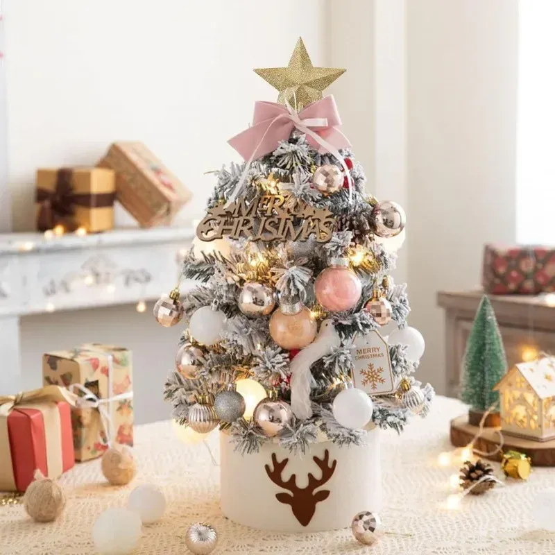 Pink Star Christmas Tree Top Decoration 5