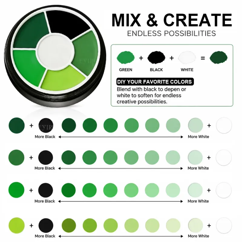 6-Color SFX Face & Body Paint Palette 3