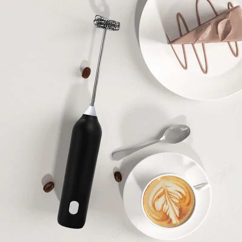 Electric Coffee Frother & Milk Whisk 2