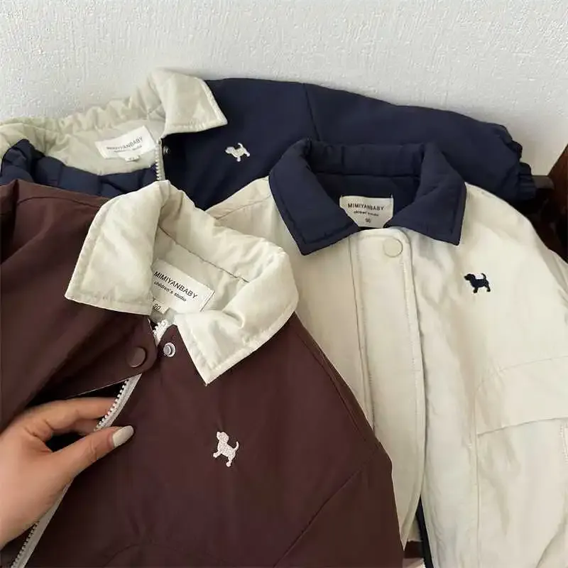 Kids Cartoon Baseball Jacket Coat 6