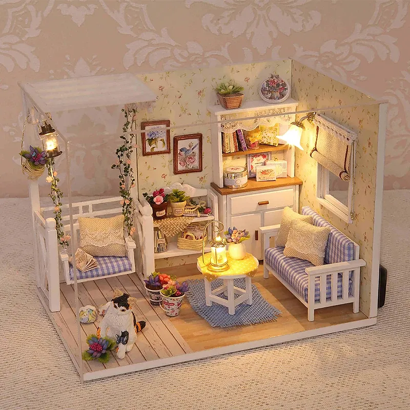 DIY Miniature Dollhouse 3D Puzzle Kit 4